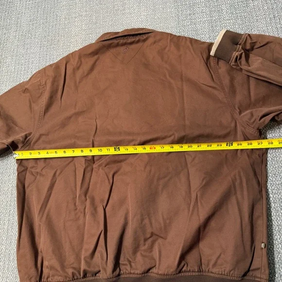 Vintage Y2K Rocawear Bomber Jacket Full Zip Brown 2XL Workwear‎ Hiphop - Picture 11 of 12